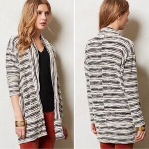 Anthropologie Dolan Verona‎ textured long cardigan duster size small S pockets